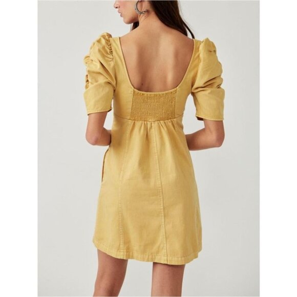 Free People Cheyenne Denim Minidress - Picture 2 of 8